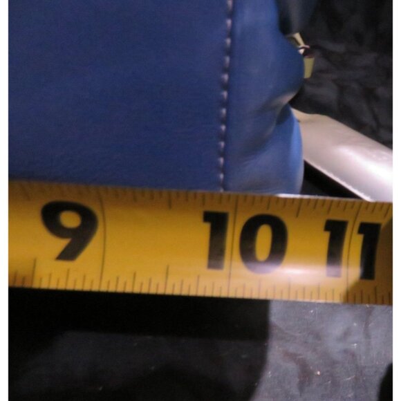 Coach 2022 Blue to Cream Ombré Dégradé Napa Leather Pillow Tabby Crossbody Handb - Picture 14 of 14